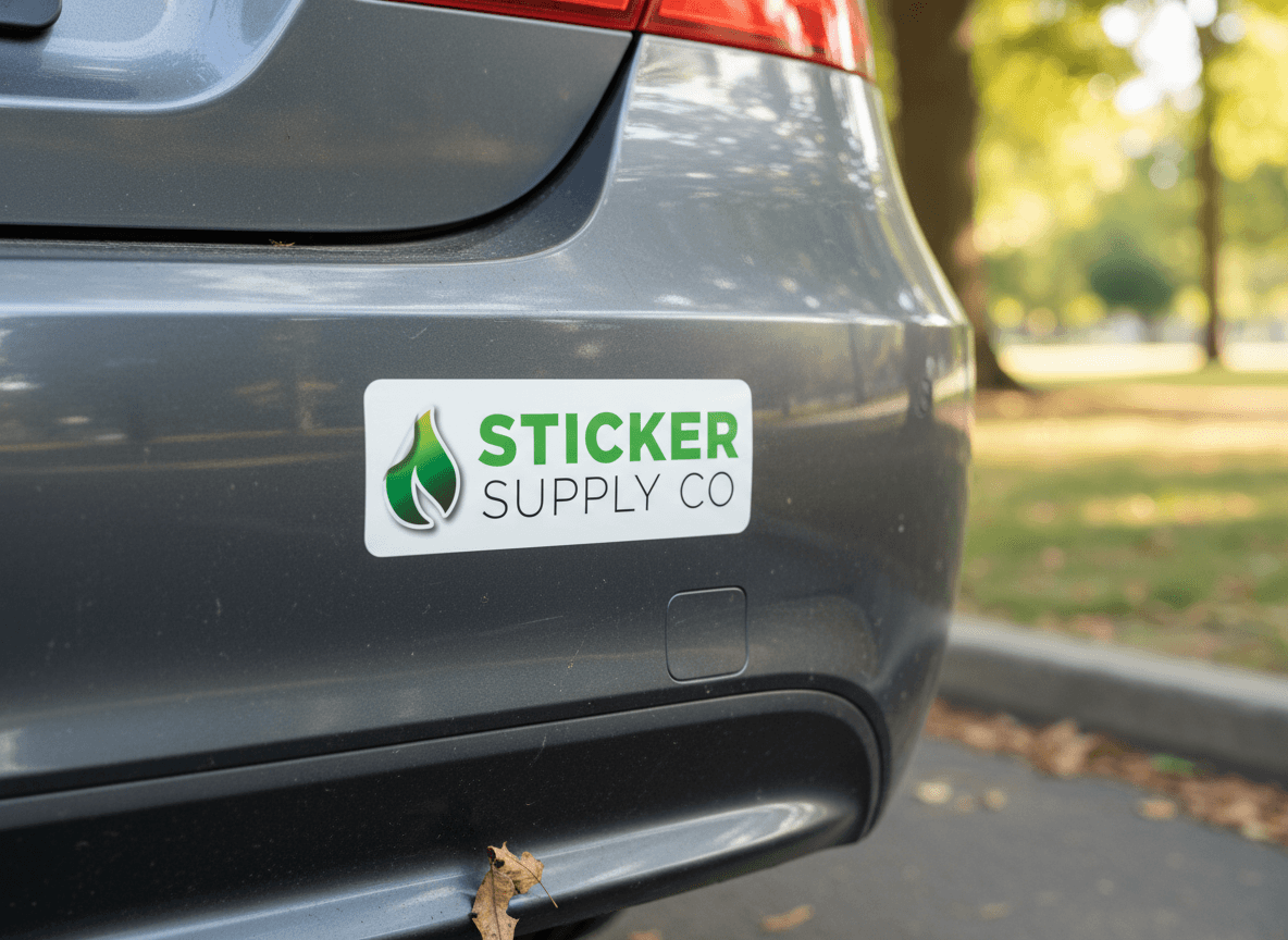 Custom vinyl bumper stickers