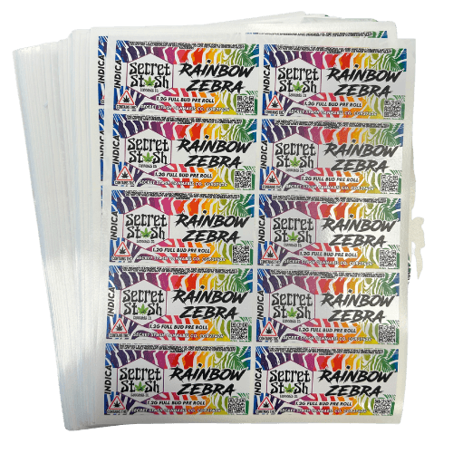 Custom product labels and sheet labels